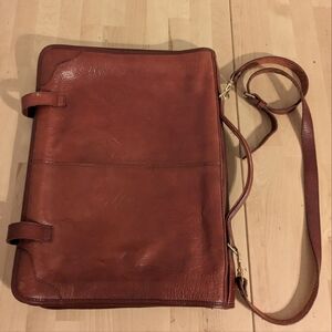 Leather bag / book bag/ laptop bag